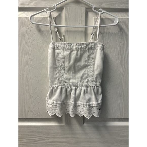 White Abercrombie Kids White Halter Size XL - Picture 1 of 5